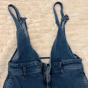 Free people pants with suspenders